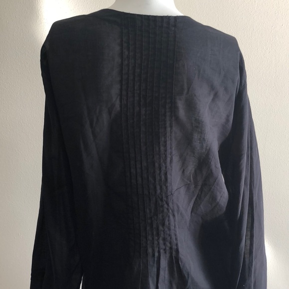 Johnny Was Embroidered Black Top - Picture 6 of 6